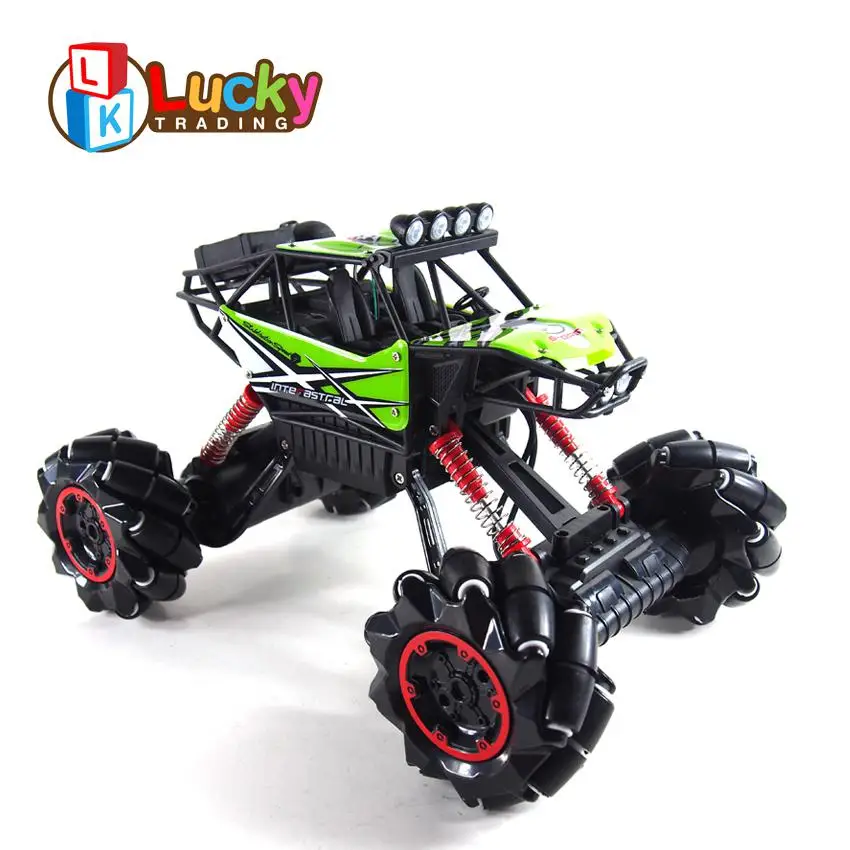Трендовые предметы колеса специальный RC Drift 4wd пульт дистанционного управления акробатика Танцующая машина игрушка RC автомобили 1/12 2,4 GHz 4WD RC внедорожник автомобиль - Цвет: Green
