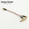1Pcs SMA / RP-SMA Female to Y Type Dual 2X IP-9 MS156 Male Splitter Combiner Cable RG316 RP Pigtail Wire Connector 15CM 30CM ► Photo 1/5
