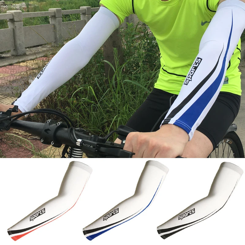 1Pcs Ice Arm Warmers Sunscreen Riding Sleeves Men And Women Summer