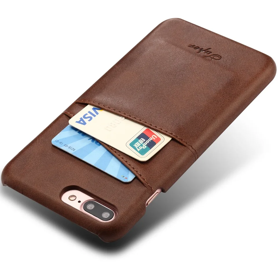 ZYSTERT Case for iPhone 6 Plus iPhone 6ケースカバーレザー高級財布カードホルダーiPhone 7 6 6s Plus Funda用ソフトバックCapa