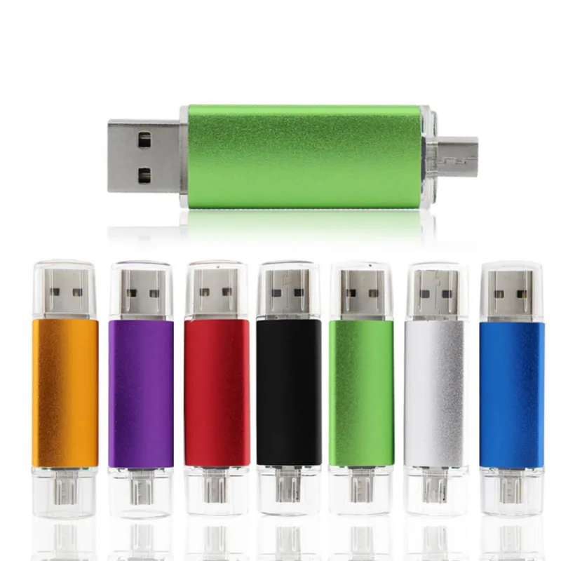 New High Speed usb 2.0 OTG 64GB Pen Drive USB Flash 128GB External Storage Memory Stick 32GB 16GB Micro Pendrive | Компьютеры и офис
