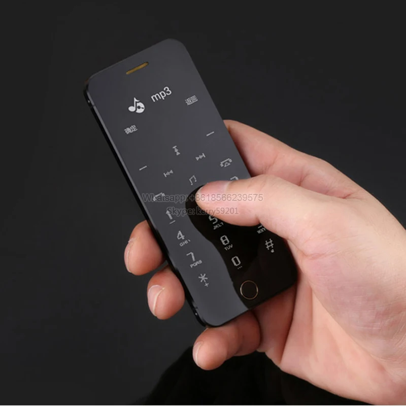 Anica A9 MP3 FM dual sim card bluetooth dialer OLED display touch key sync anti lost