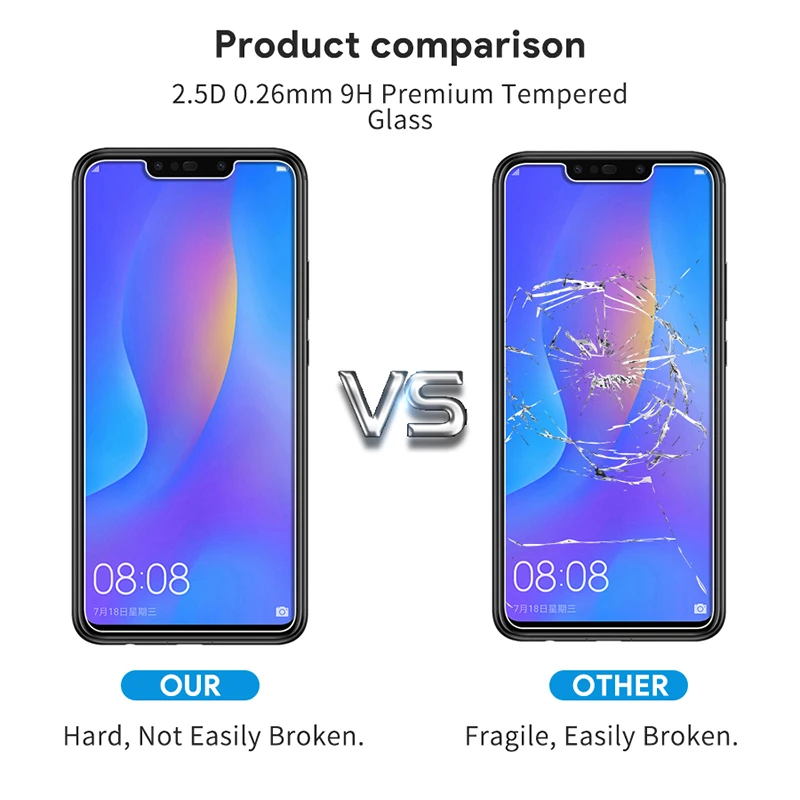 Wangcangli 9H защитное стекло экрана на huawei mate 20 10 облегченное закаленное стекло для huawei mate 20 10 Pro tector стеклянная пленка