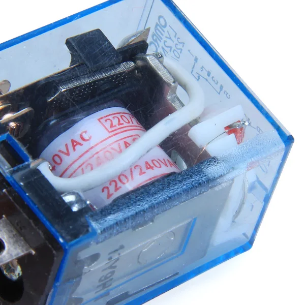 10A 240VAC/ 10A 28V DC Coil DPDT Electromagnetic Power Relay LY2NJ 8 Pins