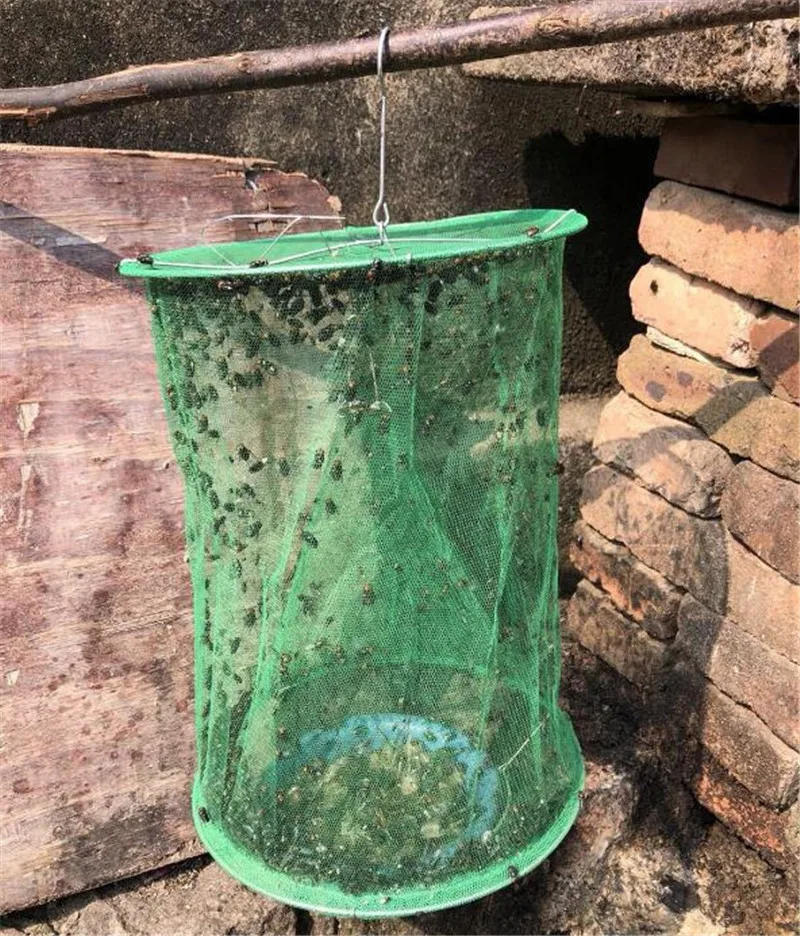 1 шт. подвесная ловушка для мухи многоразовая Складная летняя комаров насекомых