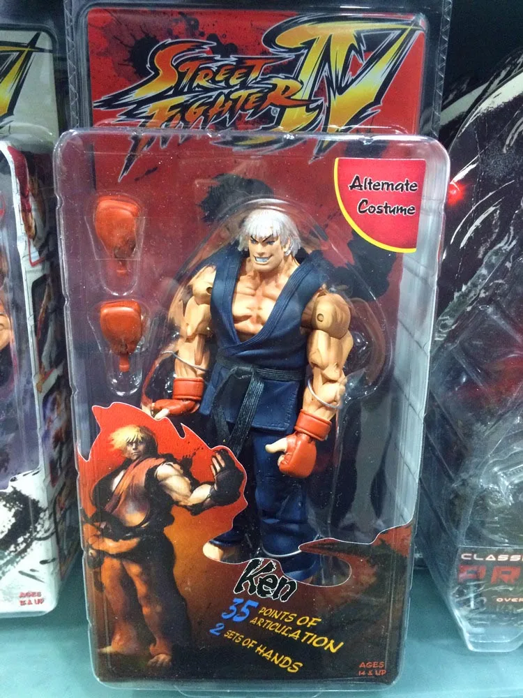 NECA Ken Guile Hoshi Ryu Akuma Gouki ПВХ фигурка модель игрушки кукла рождественский подарок