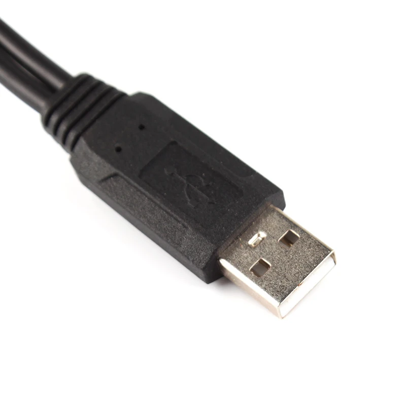 USB 2.0 A Male to 2 Double Dual USB Female Splitter Cable Extension HUB Charger SYNC #78970