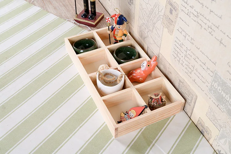 Мультифункциональный деревянный ящик для хранения ящик, деревянная коробка для рабочего стола сортировки/суккулентные растения Организация ящик для хранения