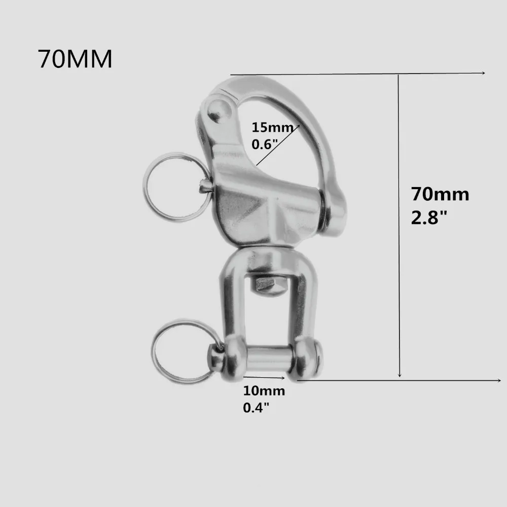 jaw snap shackle 70mm