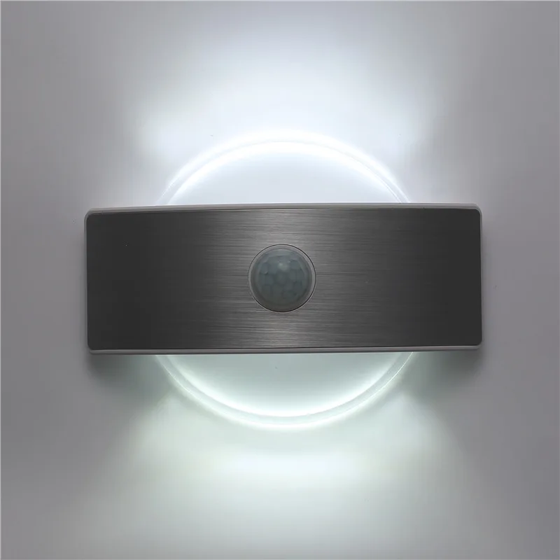 

New 2W LED Round/ Square Indoor Wall Lamp Rechargeable Lithium Battery Bedroom Decorate Sconce White / Warm White Wall Light