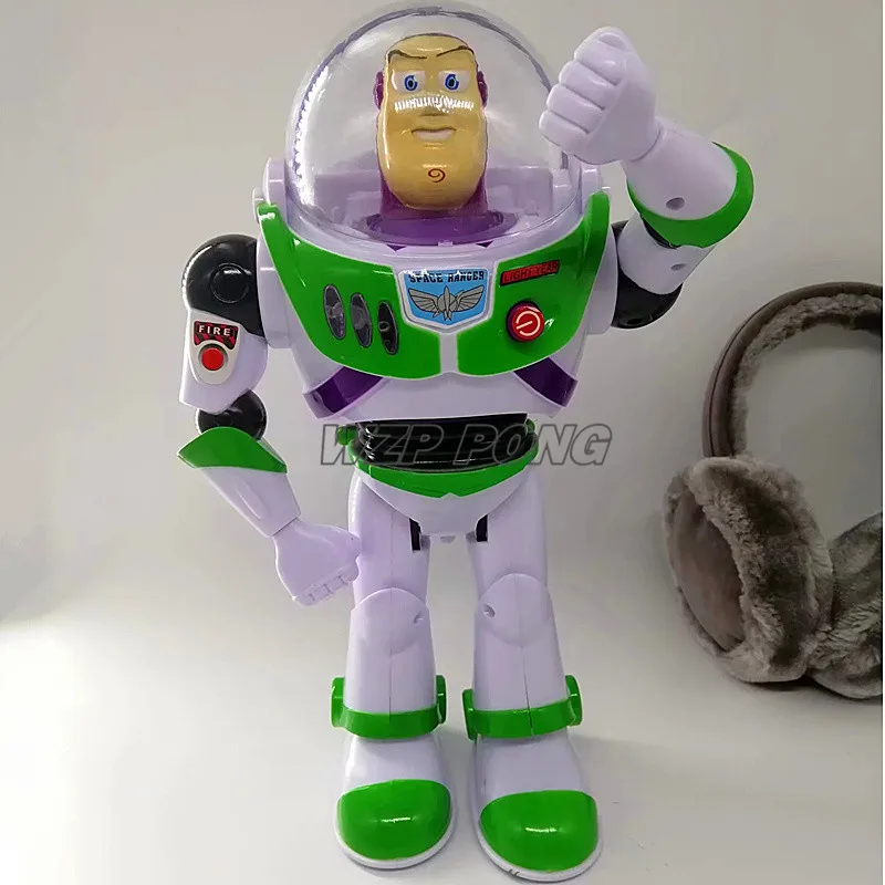 

New Toy Story 4 Anime Buzz Lightyear Figure Toys Lights Voices Joint Movable with Wings Action Figures Children Gift