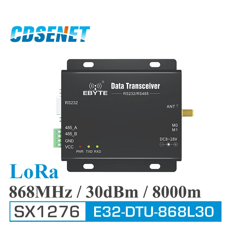 868 МГц LoRa SX1276 RS485 RS232 дальний радиочастотный приемопередатчик E32-DTU-868L30 CDSENET uhf rf модуль DTU беспроводной передатчик приемник