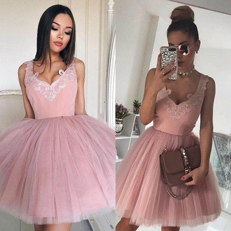 blush homecoming dresses 2019