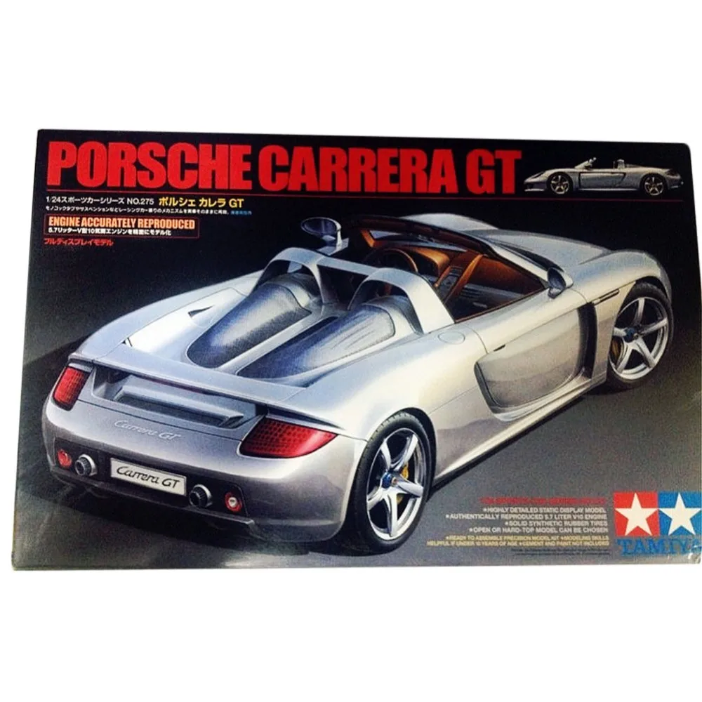 Tamiya 24275 1/24 Carrera GT мотор точно воспроизводимый масштаб сборка модель автомобиля