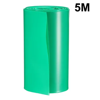 

Uxcell 5 Meter Length PVC Heat Shrink Tubing 105mm Flat Width Heat Shrink Wrap Tube Flexible Insulated for 18650 Green Blue