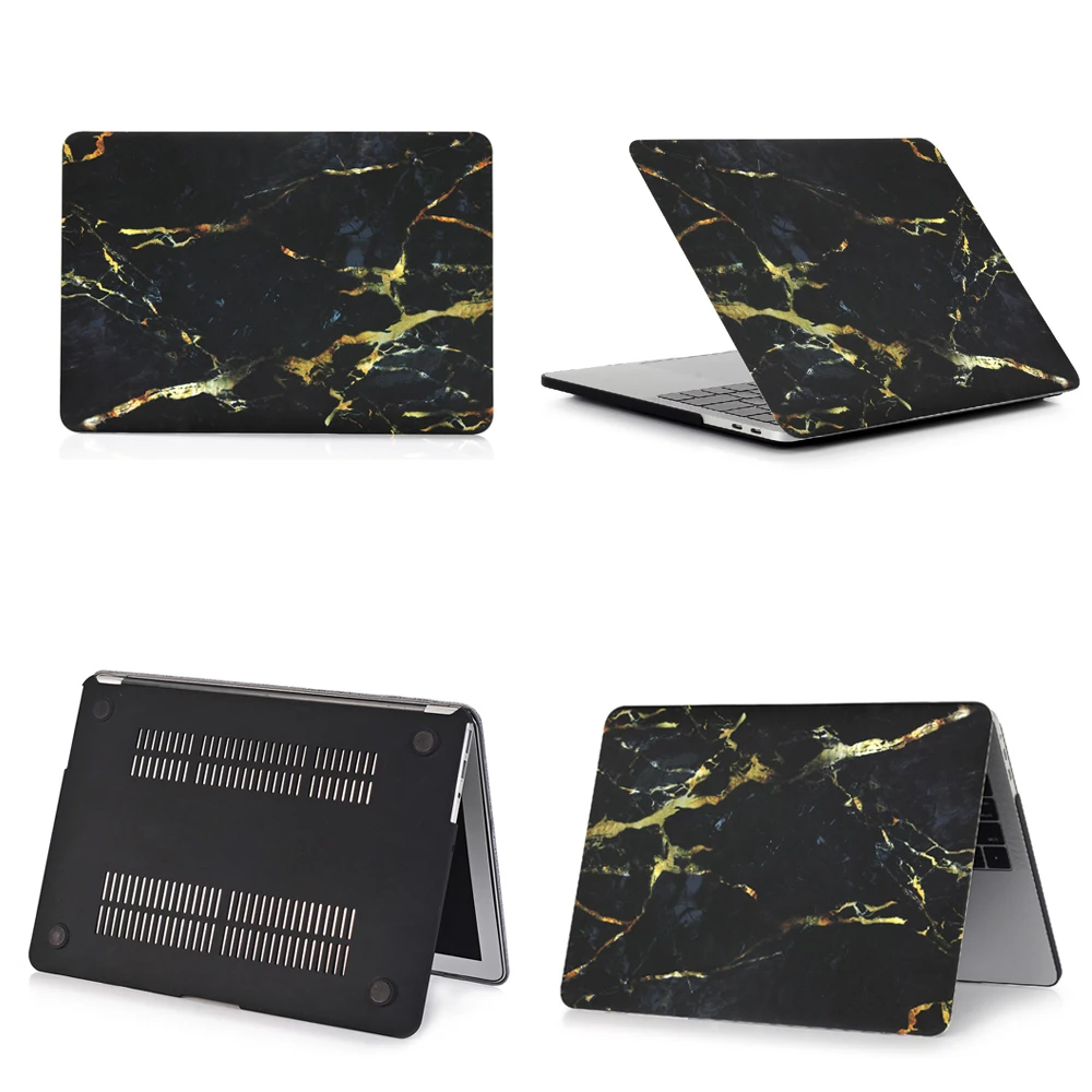 Чехол для ноутбука с мраморной текстурой для MacBook Air 13 A1466 A1369 Pro retina 11 12 13 15 13,3 15,4 для нового Air 13 touch ID A1932