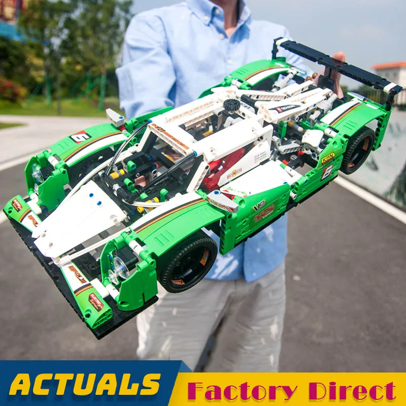 

2 In 1 Race Car 3364 Technic Series Building Blocks Motorized SUV Racer Model DIY Educational Bricks Toys Compatible 42039
