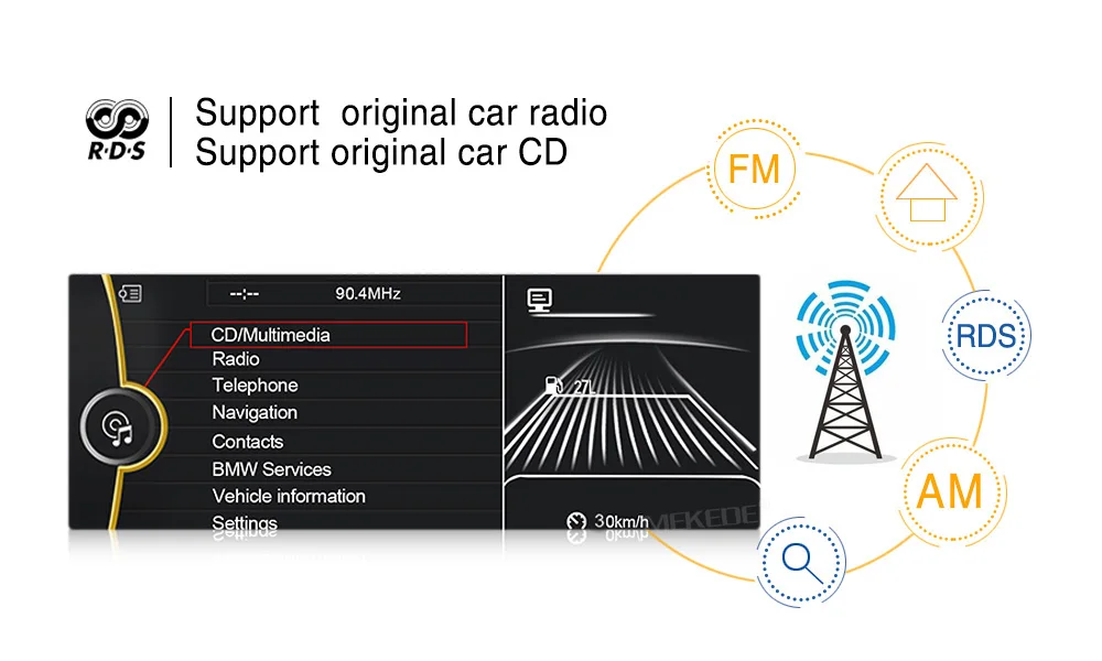 10,1 дюймов android 7,1 автомобильный мультимидийный навигатор Аудио Hi-Fi Радио стерео для BMW X1 F48~ NBT стиль навигации NAVI