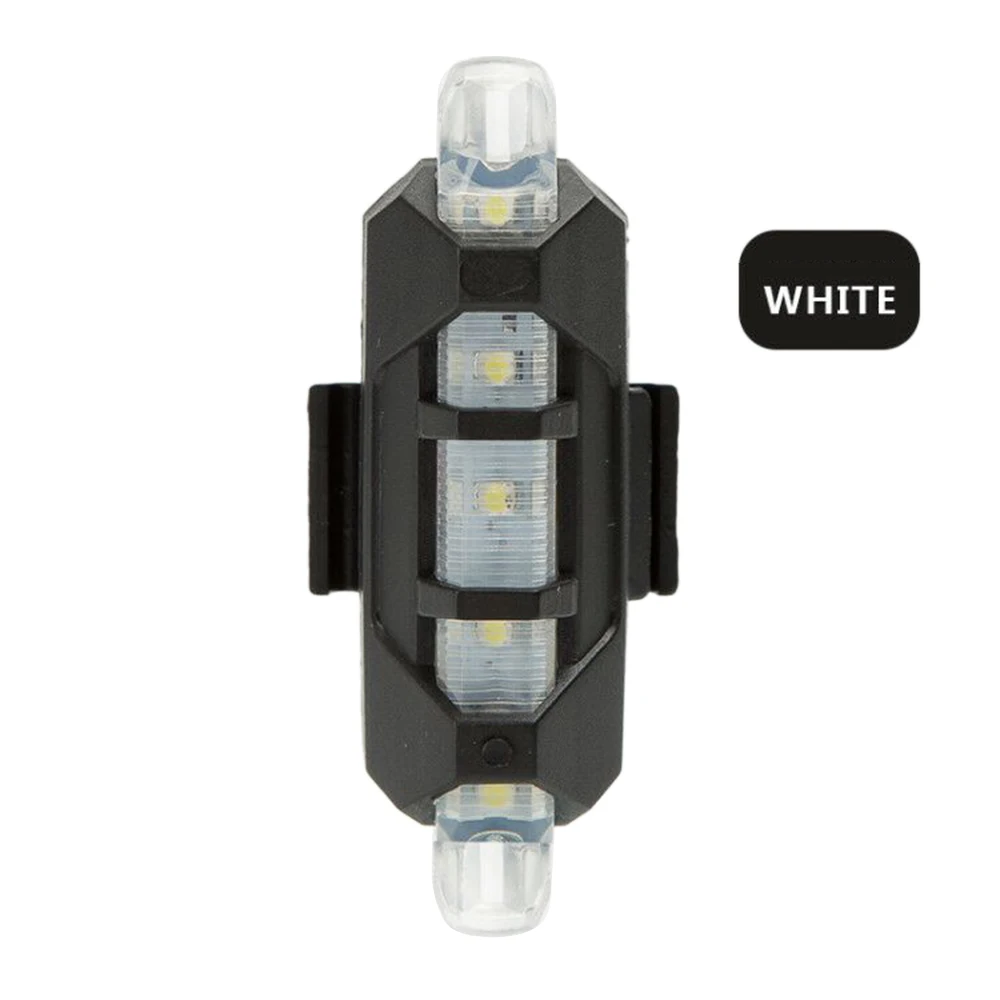 Велосипедный светильник, перезаряжаемый светодиодный задний светильник, USB безопасность заднего хвоста Предупреждение ющий велосипедный светильник, портативный флэш-светильник, супер яркий