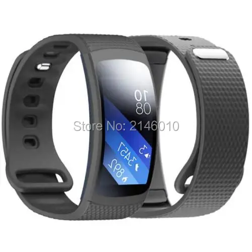 Защитный чехол и роскошный силиконовый для часов сменный ремешок Samsung Gear Fit 2 SM