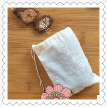 Кухонные принадлежности для приготовления пищи пустые чайные пакеты с струной заживление уплотнение фильтр хлопок мешок для травяной листовой чай 8 см* 10 см