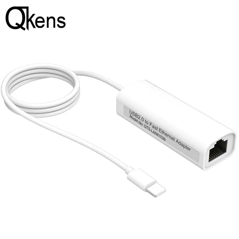 Beste 1 m 100 Mbps Ethernet Kabel Adapter Om RJ45 Ethernet LAN Wired Network Link Koord voor IPhone X XS MAX XR 5 6 6 s 7 8 plus voor iPad