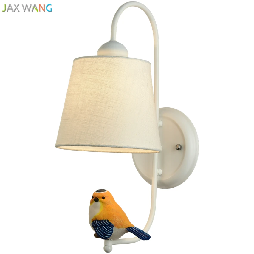 

Nordic Modern Creative Wall Lamp Bird Wall Lights for Living Room Bedroom Bedside Corridor Stair Indoor Lighting Fixtures Decor