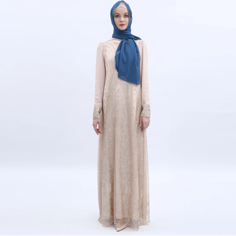 Абайя Дубай мусульманский хиджаб платье женщины кафтан турецкая исламская одежда платья абайя s кафтан халат Femme Musulman молитва одежда