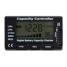 LCD Battery Capacity Voltage Checker Digital Battery Tester for LiPo LiFe Li ion Nicd NiMH Battery