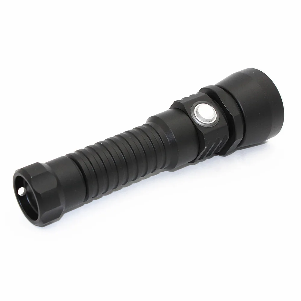 

KC fire DL0034 Outdoor portable waterproof magnetic switch flashlight XML-L2 1000LM 18650 battery stepless dimmer LED flashlight