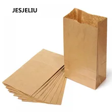 Горячие 10 шт винтажные коричневые крафт бумажные подарочные пакеты еда Хлеб Конфета Свадебная вечеринка мешок мешок для документов