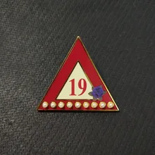 Изготовленный На Заказ проба Античная Золотая Петлица с булавкой