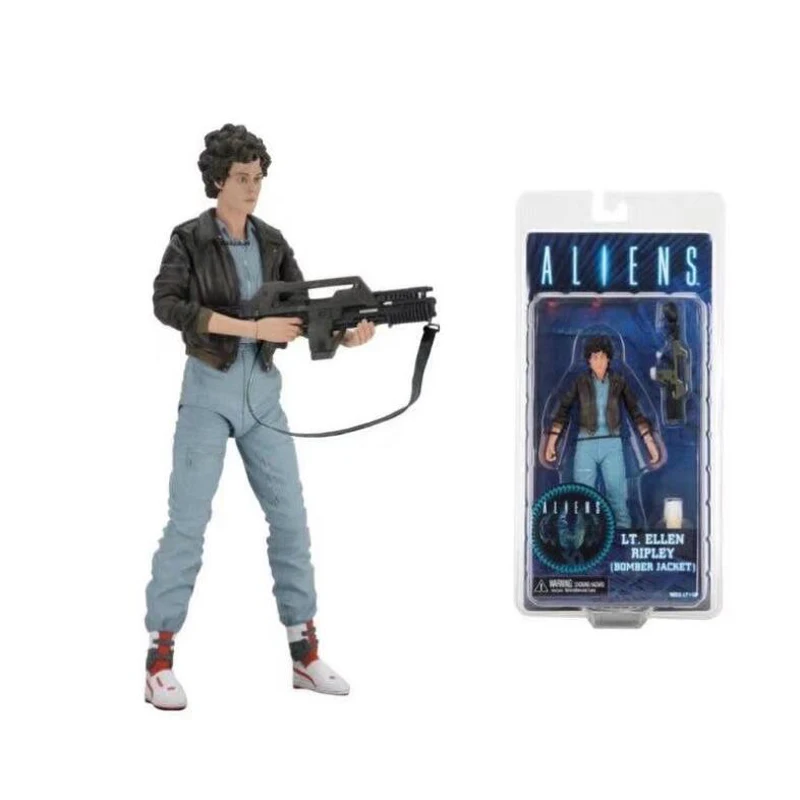 Фильм AVP Aliens vs Predater серия LT. Ellen Ripley бомбардировщик Xenomorph Воин битва поврежденная фигурка Модель Кукла игрушка