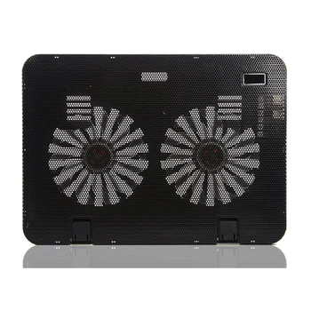 

15.6 inch Notebook Cooler 5v USB External Laptop Cooling Pad Slim Stand High Speed Silent Fan Metal Panel