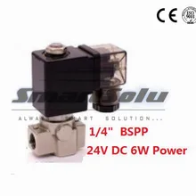 2 варианта sus304 Вода электромагнитный клапан нормально закрыть G1/4