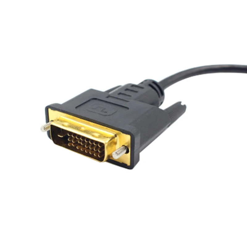 Larryjoe с DVI на VGA кабель 1080P DVI-D на VGA кабель 24+ 1 25 Pin DVI штекер на 15 Pin VGA Женский видео конвертер для ПК Дисплей