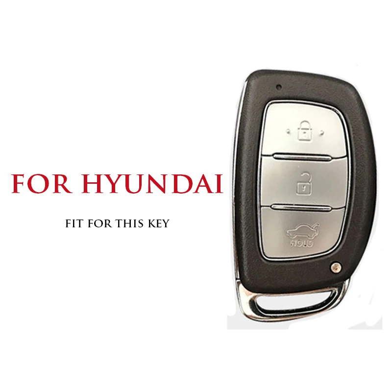 Новый кожаный автомобильный чехол для брелка с ключом + брелок Hyundai Creta ix25 ключей
