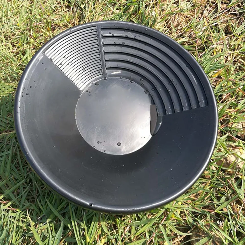 

1pc Plastic Gold Pan Basin Nugget Mining Pan Dredging Prospecting River Tool Wash Gold Panning Equipment