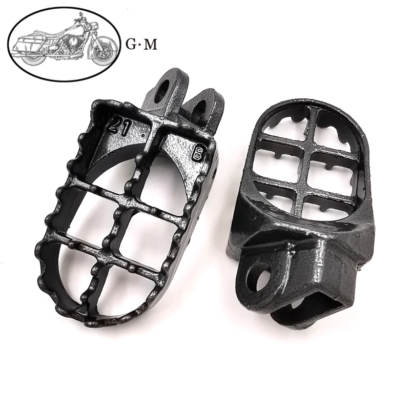 Steel MX Foot Pegs Rest Pedals Footpegs motorcycle accessories motorcycle footrests motorcycle foot pedals For SUZUKI RM 125 250 91-02 RMX 250 R S 93-99 DRZ400 E S 00 01 02 DRZ 400 SM 05-16