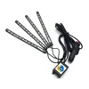 12V RGB LED Bluetooth Phone Control Car Interior Decoration Strip Light Flexible auto Atmosphere Lamp Kit Foot Android iOS APP ► Photo 2/6