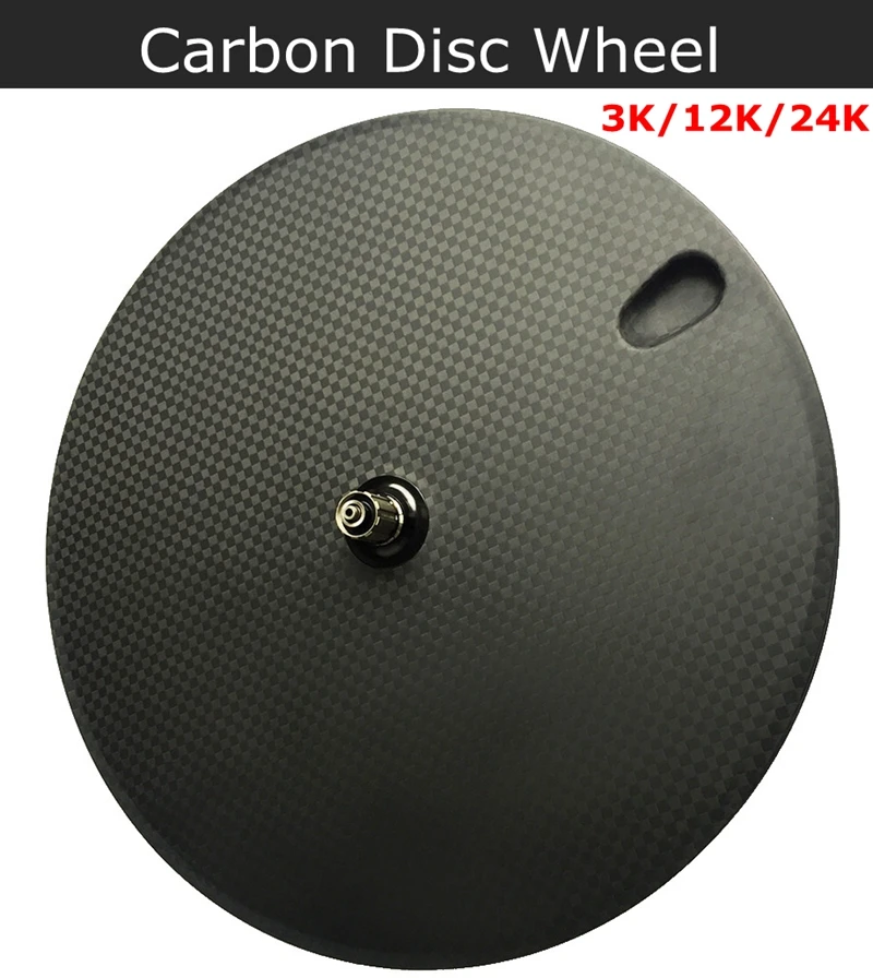 Full carbon Track Fixed gear road bike disc wheel 3k/ 12k/ 18k/ 24k