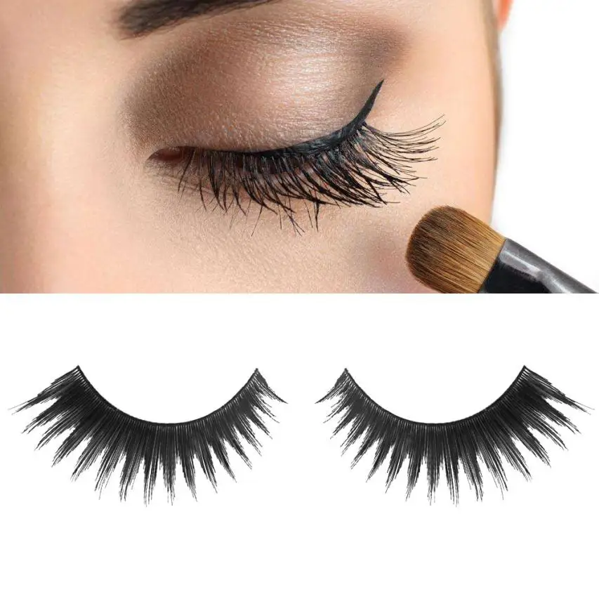 False Eyelash magnetic eye lashes Natural Party false eyelashes 1Pair