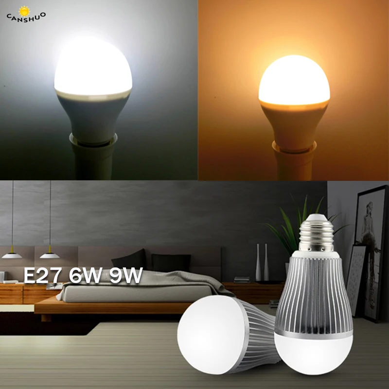 

Milight Led Light Bulb E27 6W 9W Lamp 85-265V Dimmable Mi Light Lampada Led 2.4G RF Remote Control Smart Bulb of Home Decoration