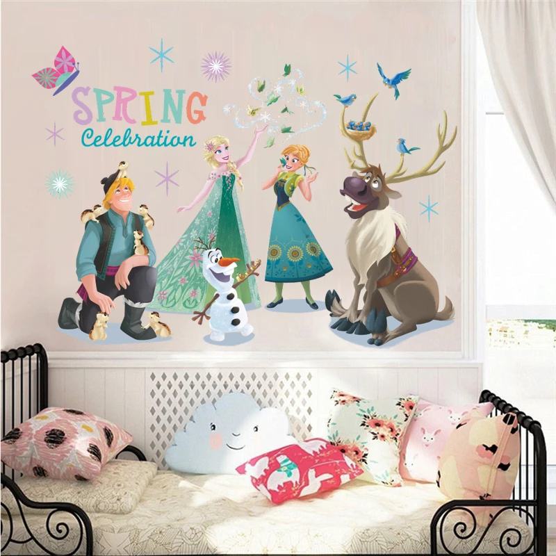 Disney Frozen Elsa /& Snow Flakes-Wall Decals removable Craft stickers-US Seller