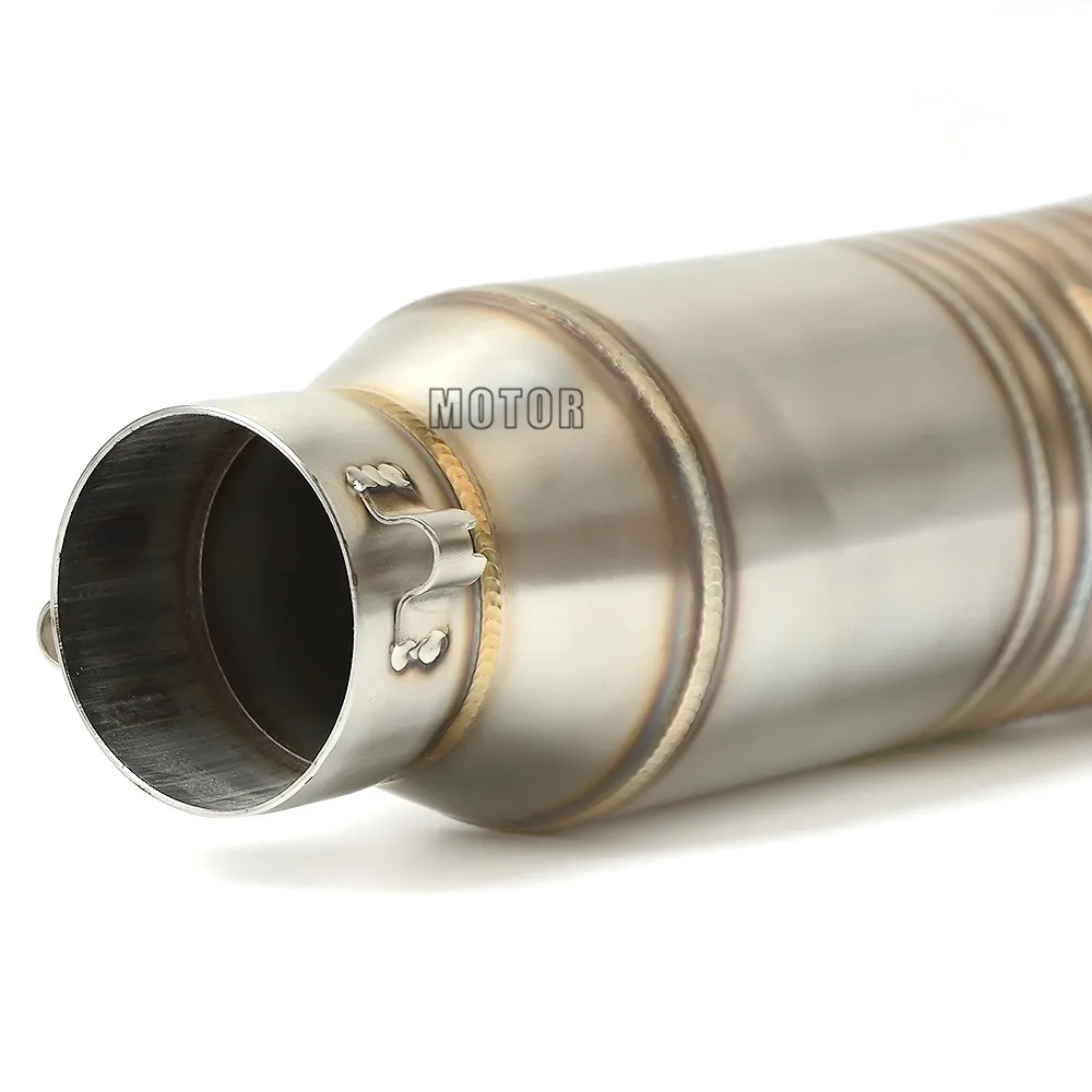Universal tubo de Escape 51mm de Escape de la motocicleta silenciador tubo de Escape cola de acero inoxidable para Honda Hornet CB1000R CB 919 de 900 1300