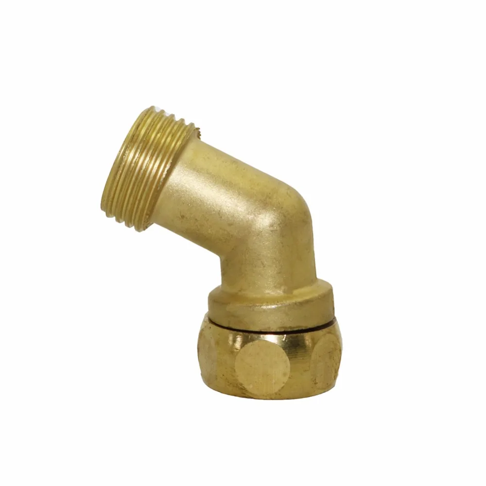 

Garden Corner connector 3/4 inch internal and external thread irrigation system connections to a water pipe