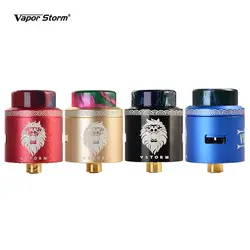 Оригинальный Vapor Storm Lion RDA Vape атомайзер бак для 510 Резьбовая электронная Сигарета RDA 24 мм Атомайзеры DIY двойные катушки с сердечником Новинка