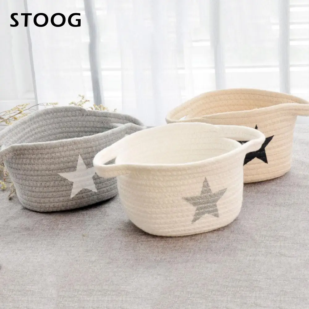 

Storage Baskets Holder Case Office Useful Knitting Cotton Thread Bags Practical Home Supplies 3 Colors Laundry Basket Organizer