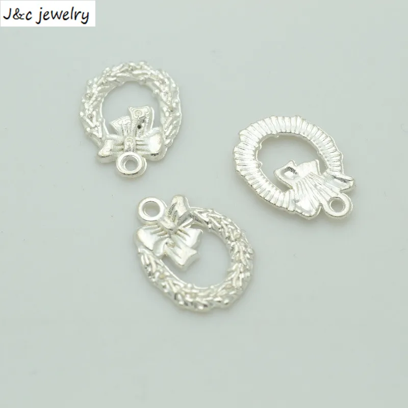 

New Arrival 50 pcs/lot Alloy Charms Pendant Tie silver plated 16*12 mm Jewelry Making DIY Charms Handmade Crafts 34158B