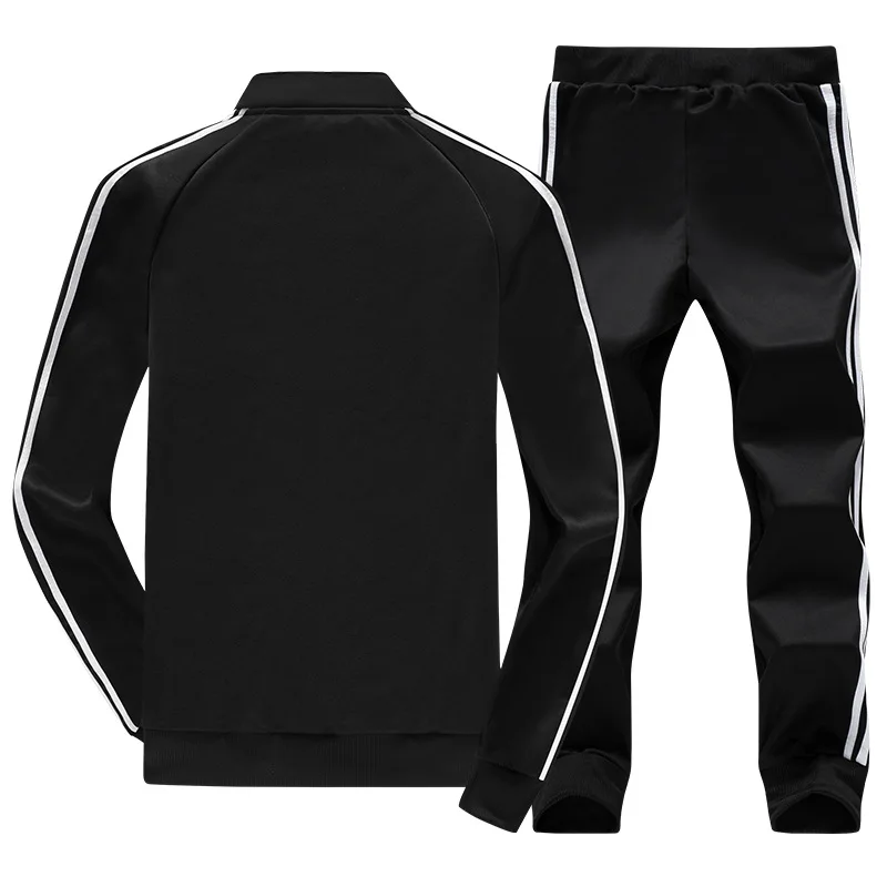 Men Sporting Suit Winter Track Sets Jacket+Pant Sweatsuit 2 Piece Suit Sportswear Casual Zipper Tracksuit Men's Clothes New